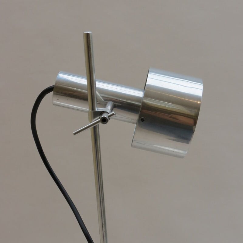 Vintage Aluminium Floor Spot Lamps by Peter Nelson & Architectural Lighting Ltd 1960s