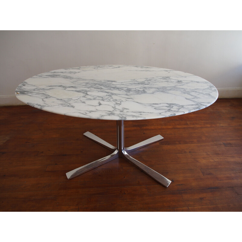 Vintage Roche Bobois marble table 1960s