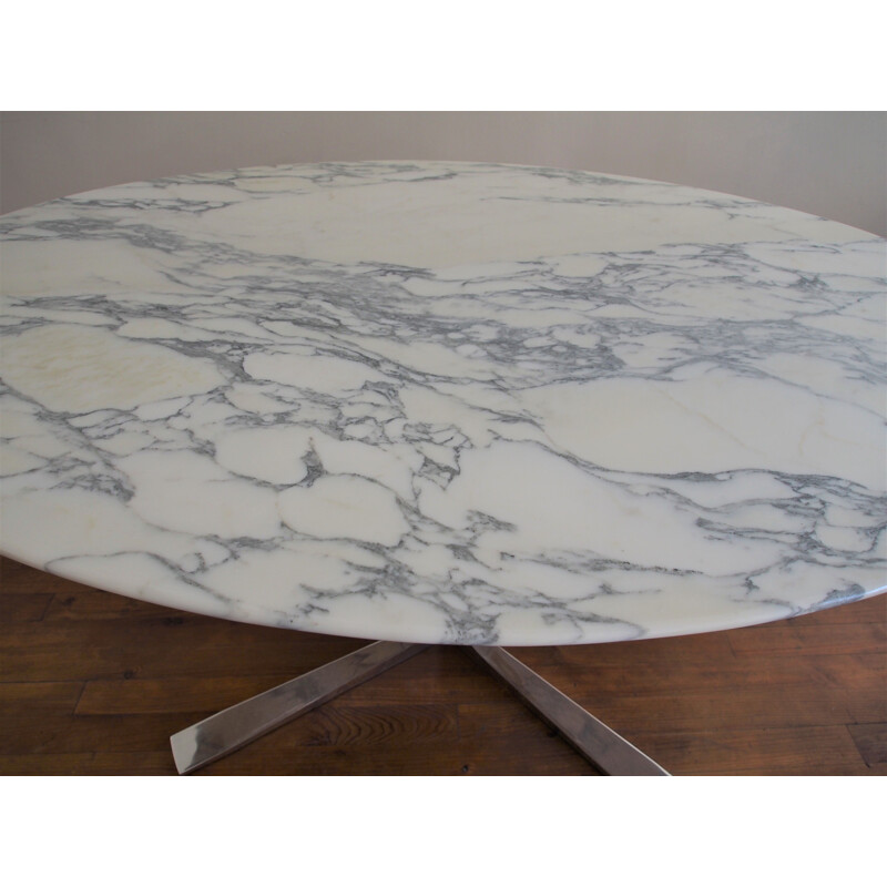 Vintage Roche Bobois marble table 1960s