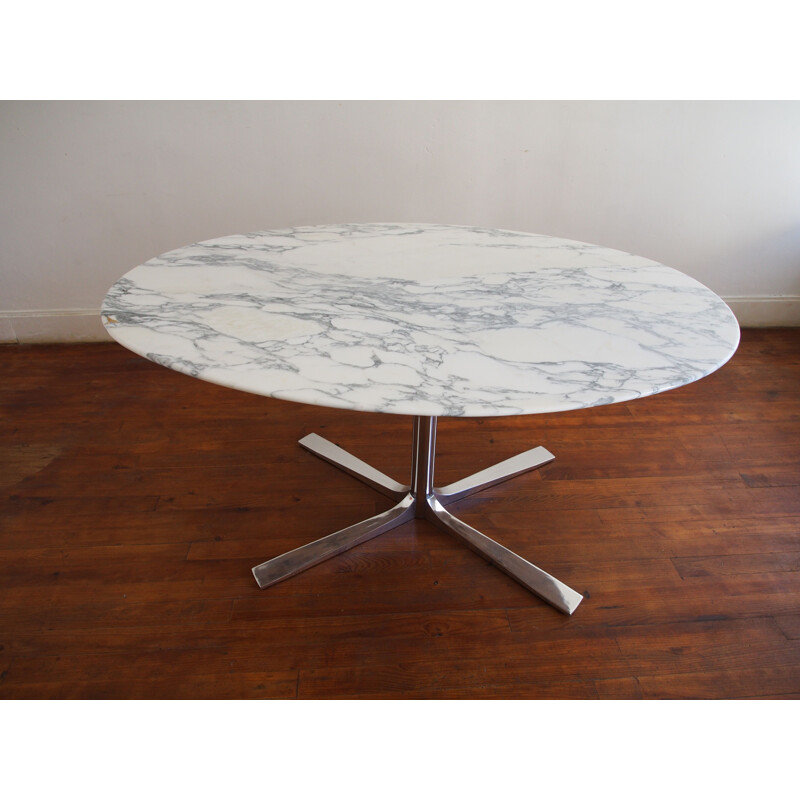 Vintage Roche Bobois marble table 1960s