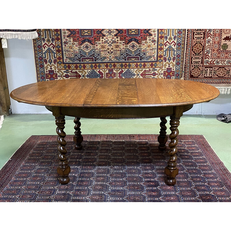 Table vintage en chêne, Anglaise 1950