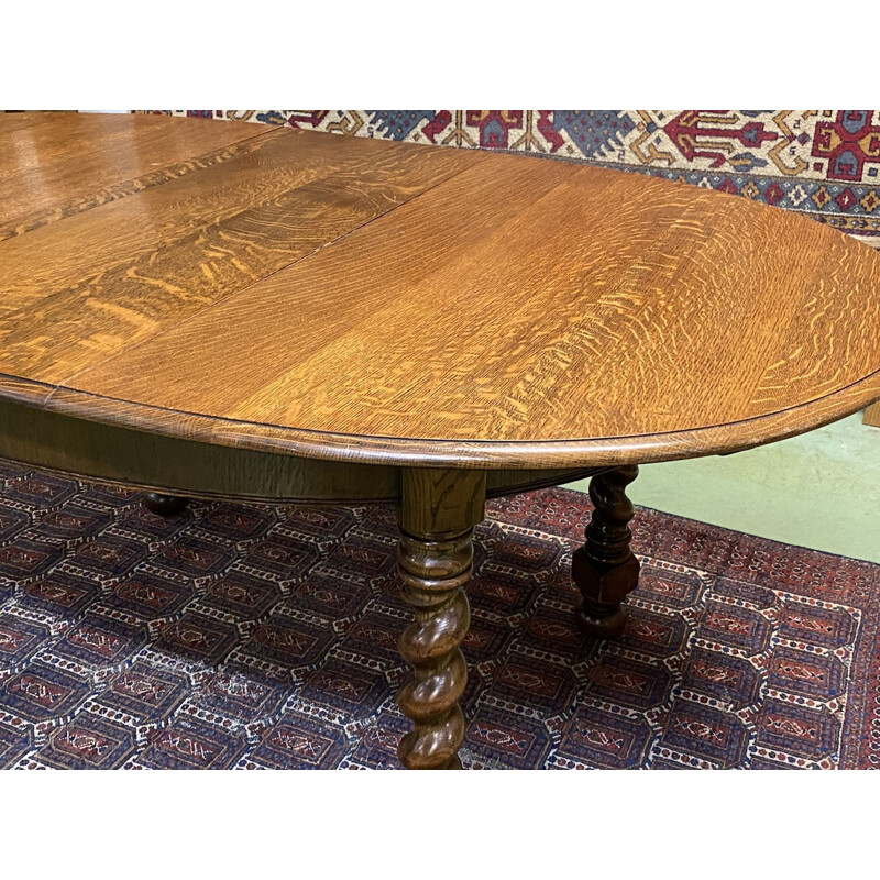 Vintage oak table, English 1950s