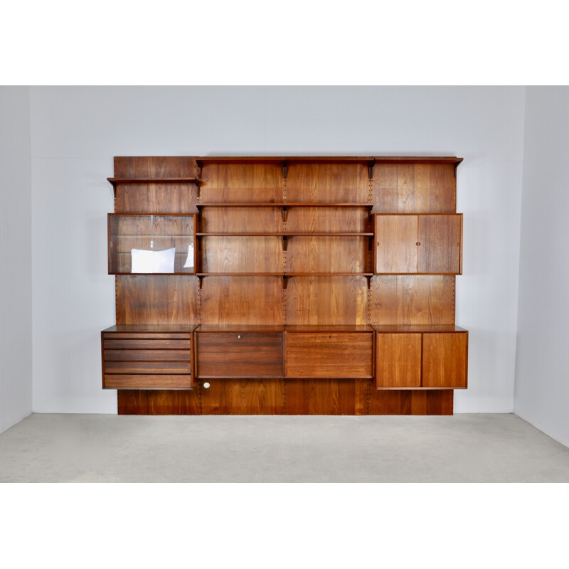 Vintage Royal System wall unit by Poul Cadovius 1960