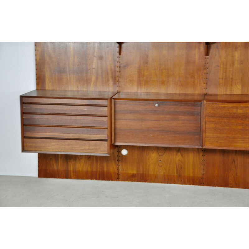 Vintage Royal System wall unit by Poul Cadovius 1960