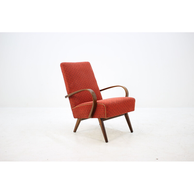 Vintage bentwood armchair by Thon Thonet, Czech Republic 1960