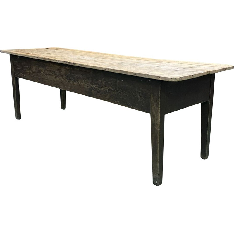 Large vintage industrial console table