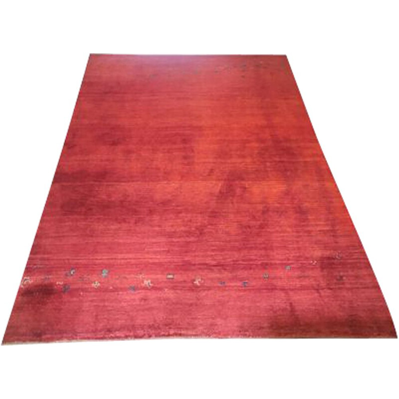 Tapis vintage Gabbeh pure laine nouée