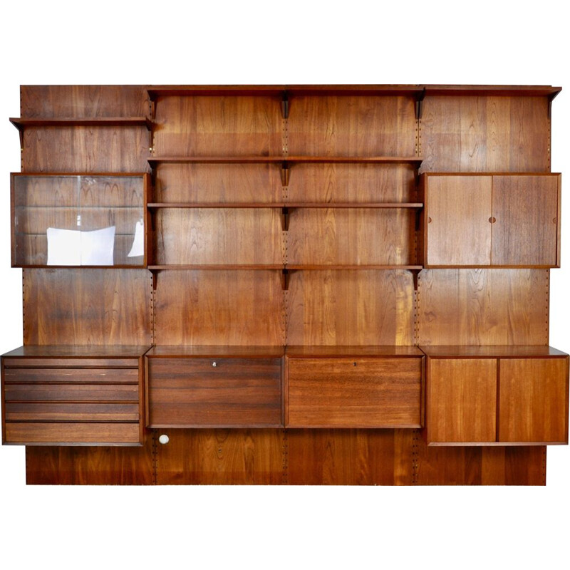 Vintage Royal System wall unit by Poul Cadovius 1960