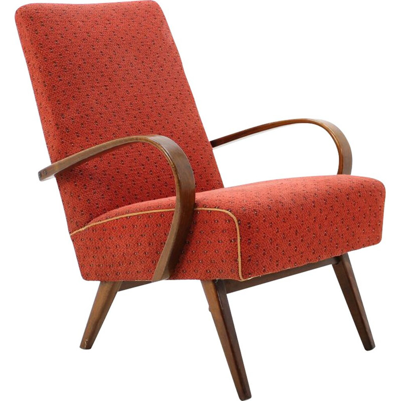 Vintage bentwood armchair by Thon Thonet, Czech Republic 1960