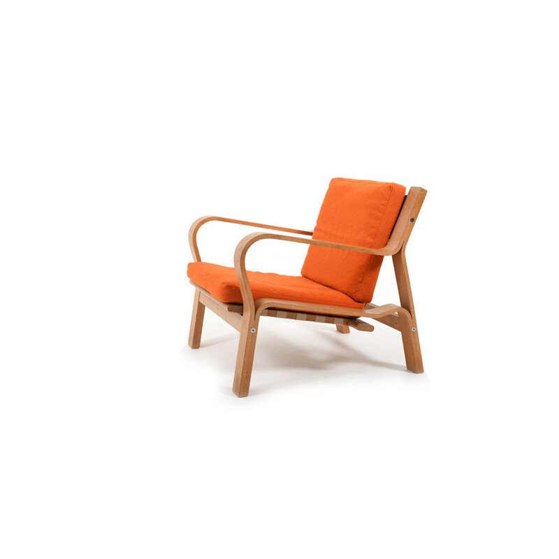 Vintage easychair Mod GE-671 in Oak by Hans J. Wegner, Denmark 1970s