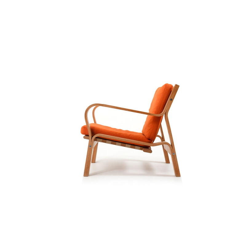 Vintage easychair Mod GE-671 in Oak by Hans J. Wegner, Denmark 1970s