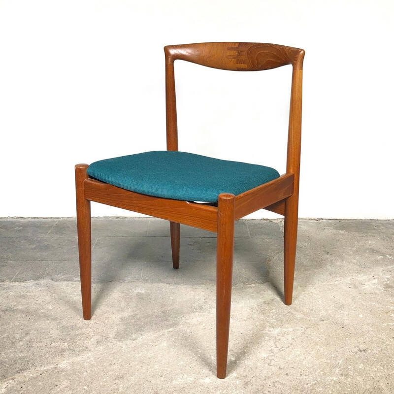 Set of 4 vintage teak chairs by Arne Vodder for Vamo Sonderborg 1960s