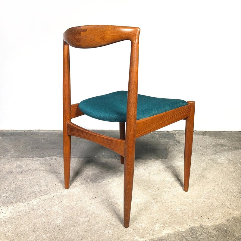 Set of 4 vintage teak chairs by Arne Vodder for Vamo Sonderborg 1960s