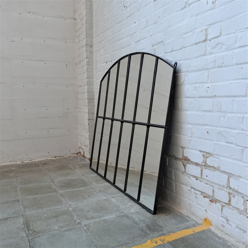 Vintage industrial mirror