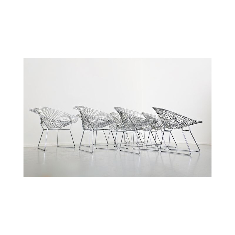 Vintage Diamond Chair By Harry Bertoia For Knoll International