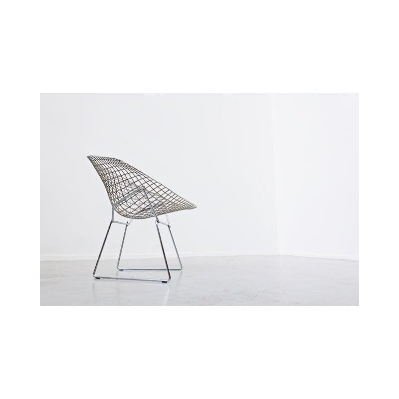 Vintage Diamond Chair By Harry Bertoia For Knoll International