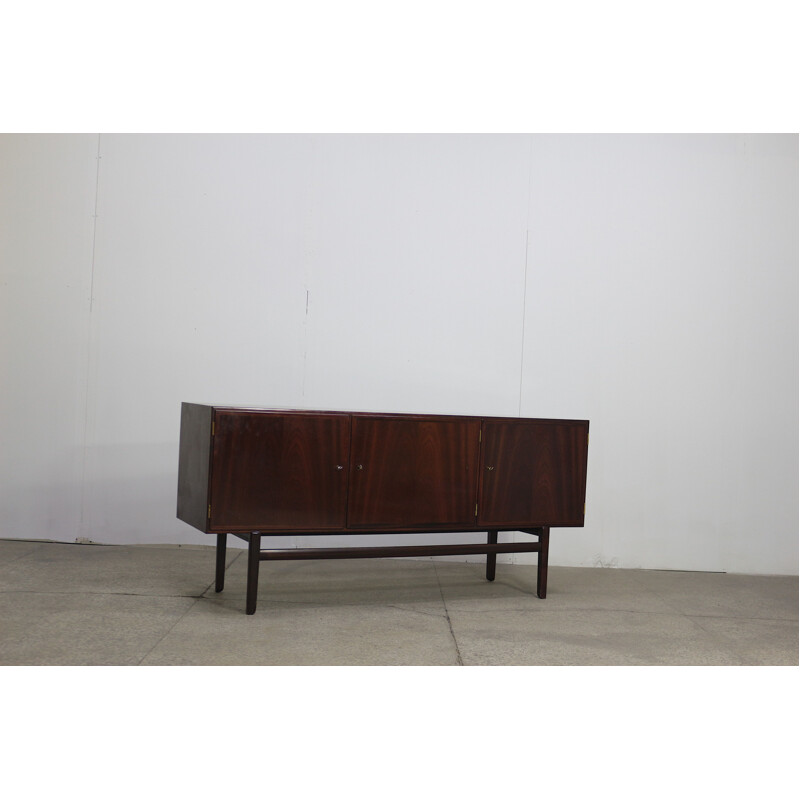 Vintage mahogany sideboard by Ole Wanscher for Poul Jeppesen Rungstedlund 1960