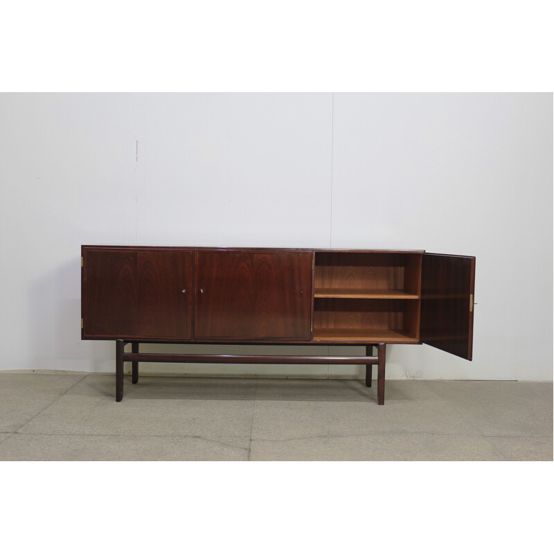 Vintage mahogany sideboard by Ole Wanscher for Poul Jeppesen Rungstedlund 1960