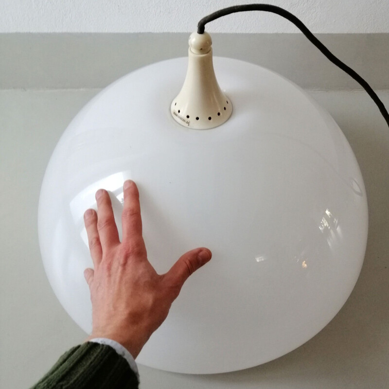 Lampada a sospensione vintage di Martineli Luce 1970