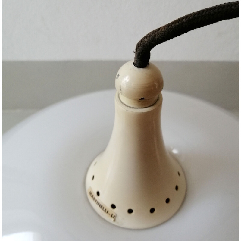 Lampada a sospensione vintage di Martineli Luce 1970