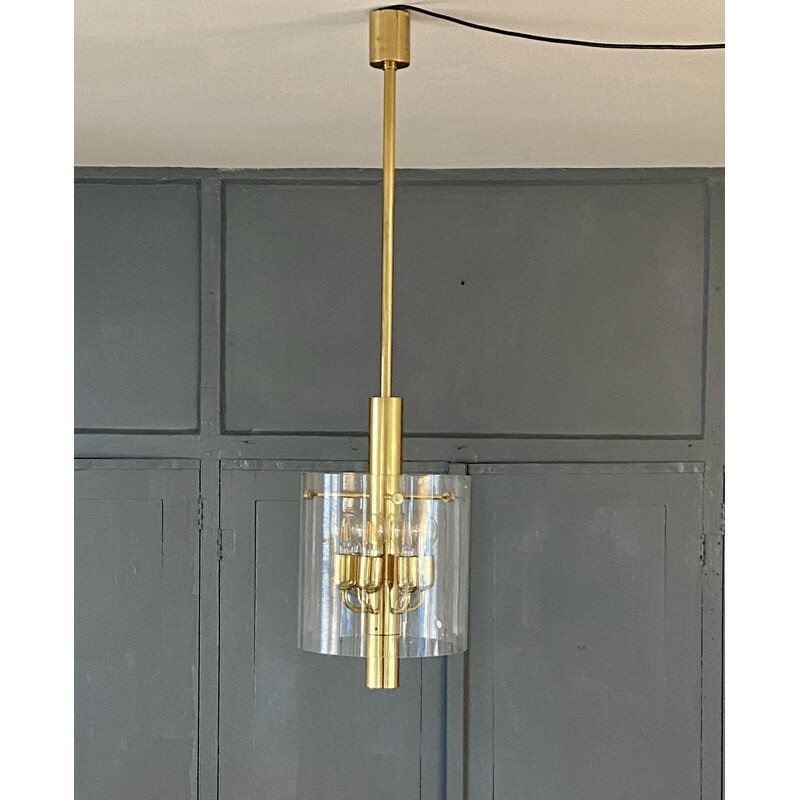 Vintage chandelier limburg 1960s