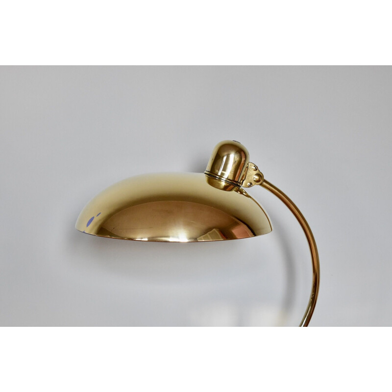 Vintage messing tafellamp Christian Dell 6631 van Kaiser Idell Bauhaus, Duitsland