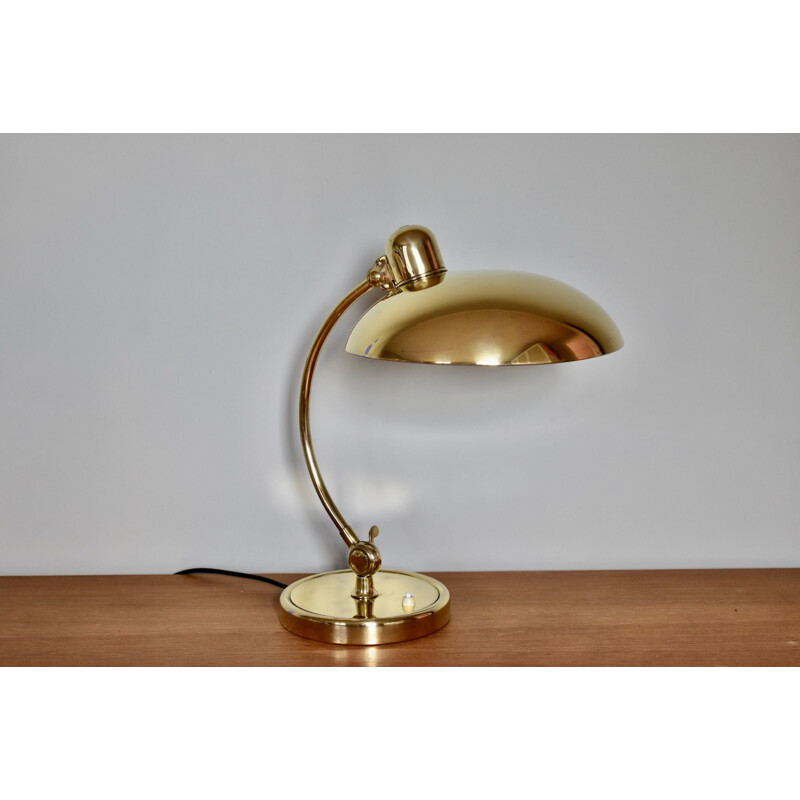 Vintage Brass Christian Dell Table Lamp 6631 Desk Lamp by Kaiser Idell Bauhaus, Germany