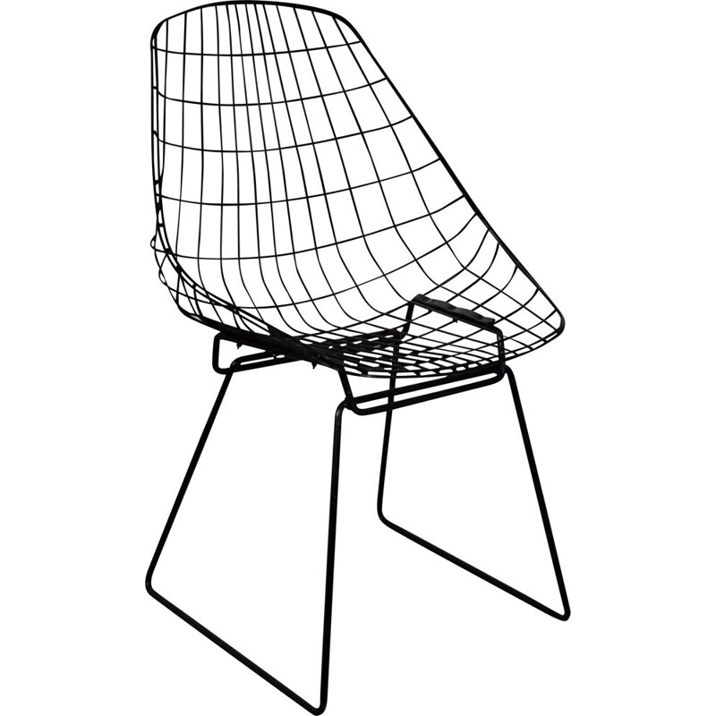 Vintage Chairs Wire SM05 by Cees Braakman & Adriaan Dekker for Pastoe 1958s