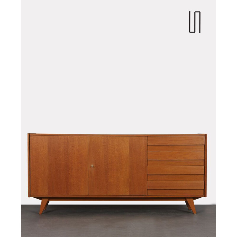 Large vintage chest of drawers model U-460 by Jiroutek for Interier Praha, Czech Republic 1960s