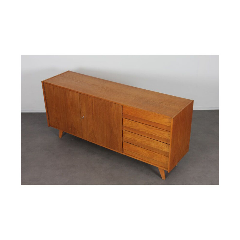 Large vintage storage unit model U-460 by Jiroutek for Interier Praha, Czech Republic 1960s