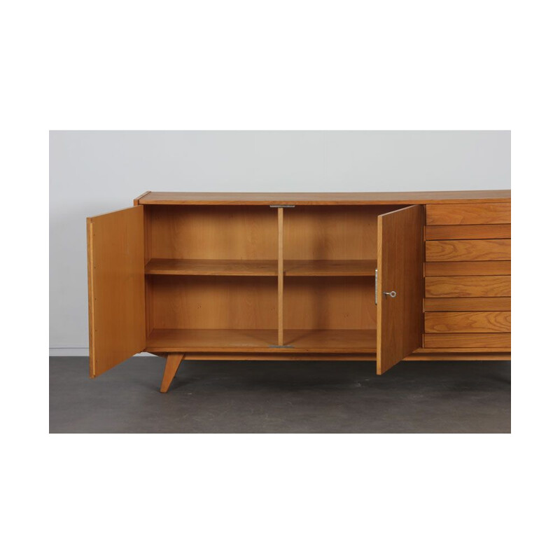 Large vintage storage unit model U-460 by Jiroutek for Interier Praha, Czech Republic 1960s