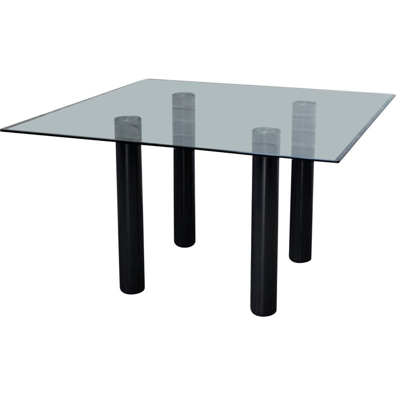 Vintage square table by Emaf Progetti for Zanotta 1980s