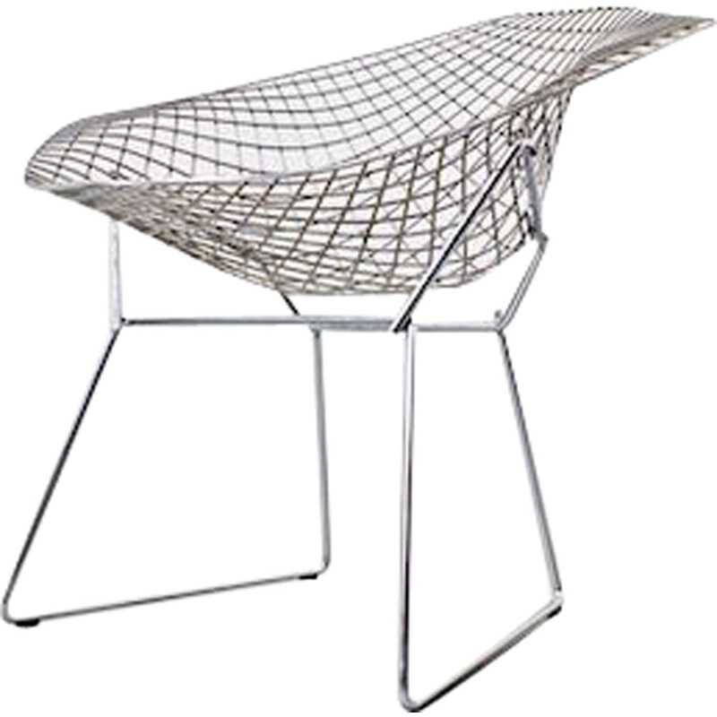 Sedia vintage Diamond di Harry Bertoia per Knoll International