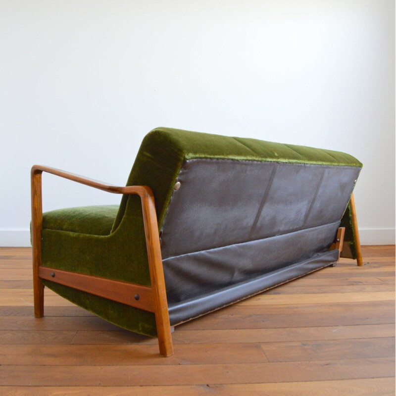 Vintage teak sofa, Scandinavian 1950s