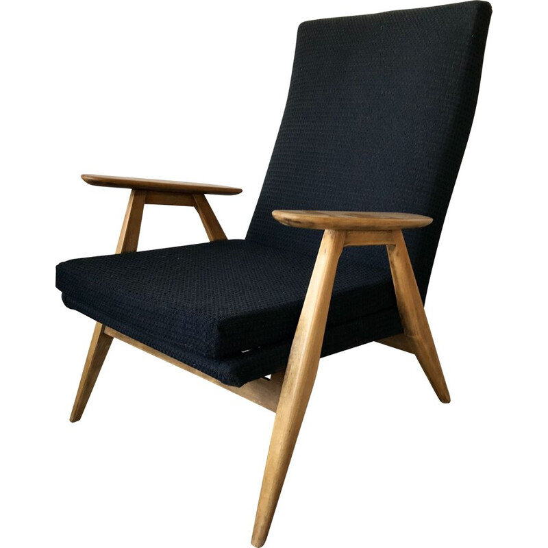 Vintage armchair SK 640 by Pierre Guariche for Steiner 1950s
