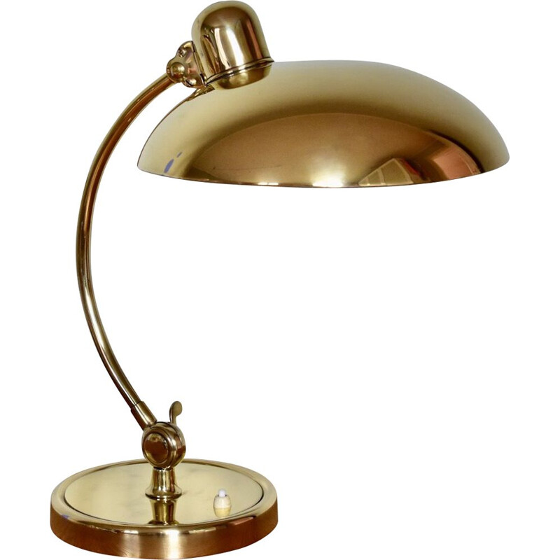 Vintage Brass Christian Dell Table Lamp 6631 Desk Lamp by Kaiser Idell Bauhaus, Germany