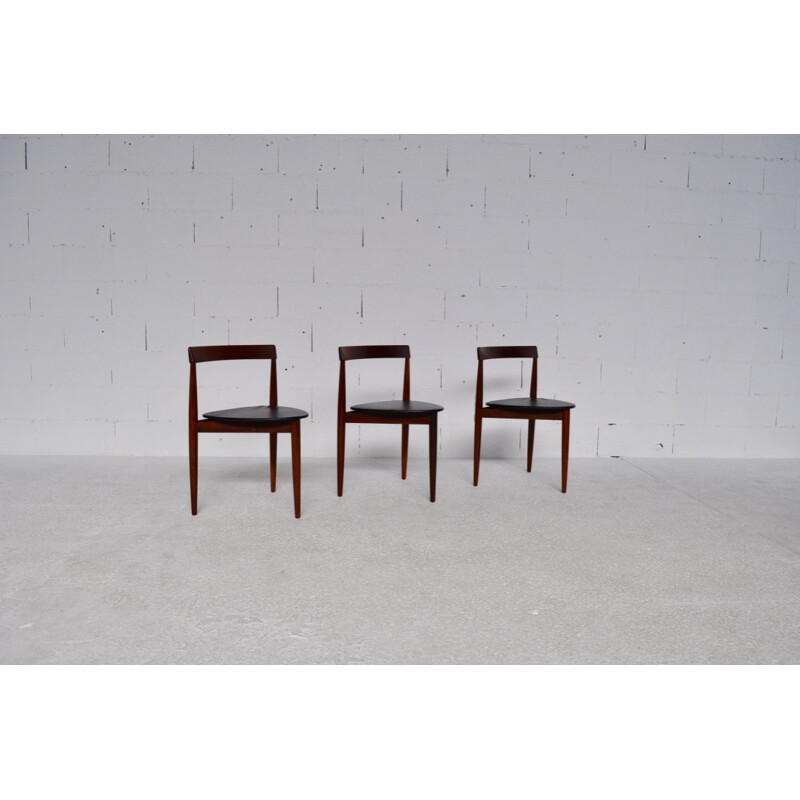 Set of three Frem Rojle in teak wood, Hans OLSEN - 1960s