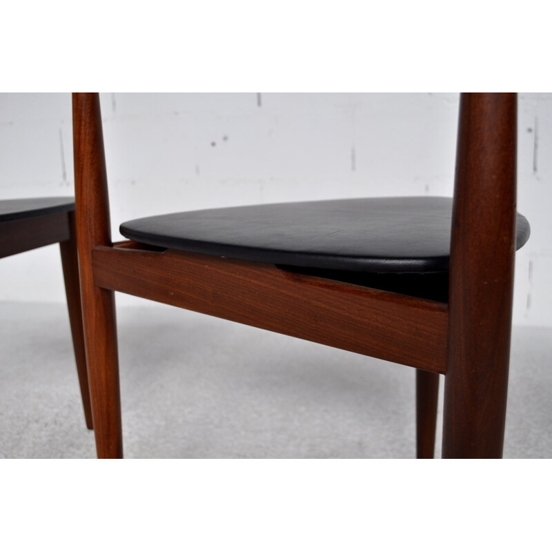 Set of three Frem Rojle in teak wood, Hans OLSEN - 1960s