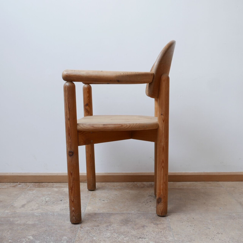 Vintage Eight Rainer Daumiller Dining Chairs, Swedish 1970s