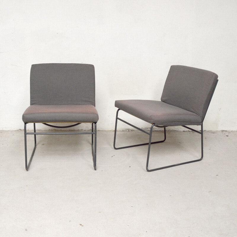 Paar 1960 vintage Knoll fauteuils