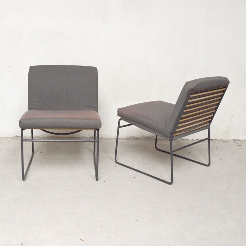 Pair of vintage Knoll armchairs 1960s