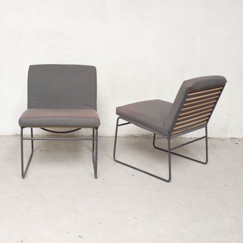 Pareja de sillones Knoll vintage de los años 60