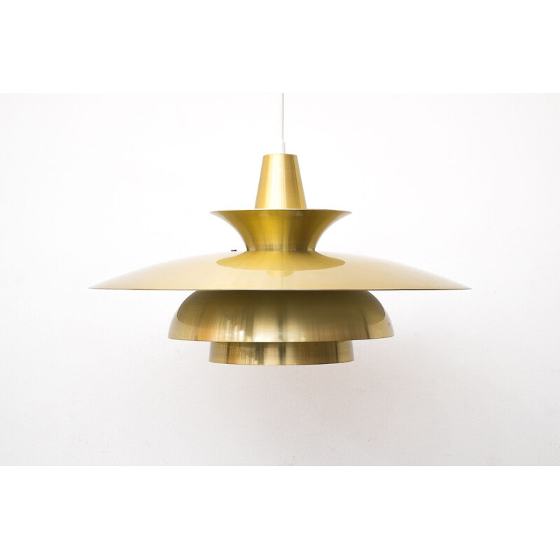 Vintage Gol pendant lamp Roma of Junge, Denmark 1980s