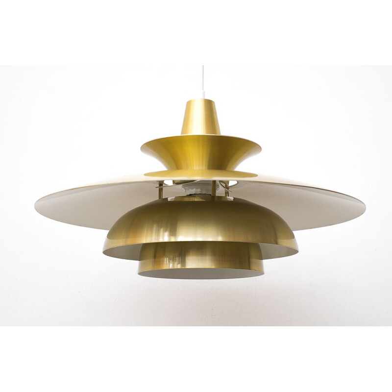 Vintage Gol pendant lamp Roma of Junge, Denmark 1980s