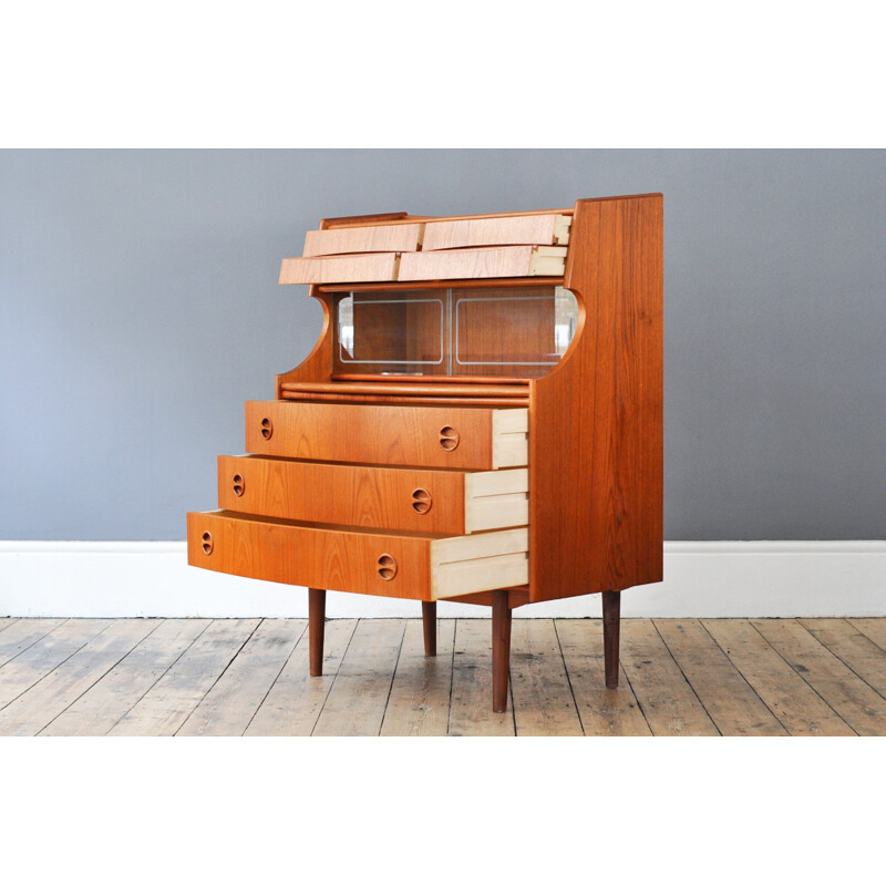 Mid-Century Danish teak secretary desk - 1960s