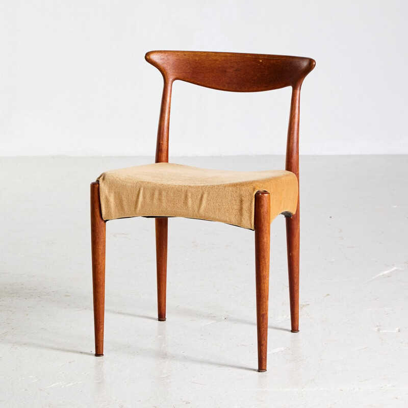 Set of 4 vintage Teak Dining Chairs by Arne Olsen Hovmand 1960s