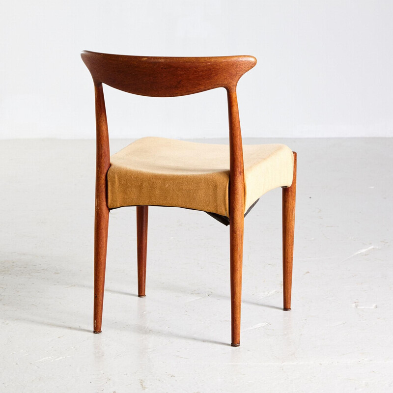 Set of 4 vintage Teak Dining Chairs by Arne Olsen Hovmand 1960s