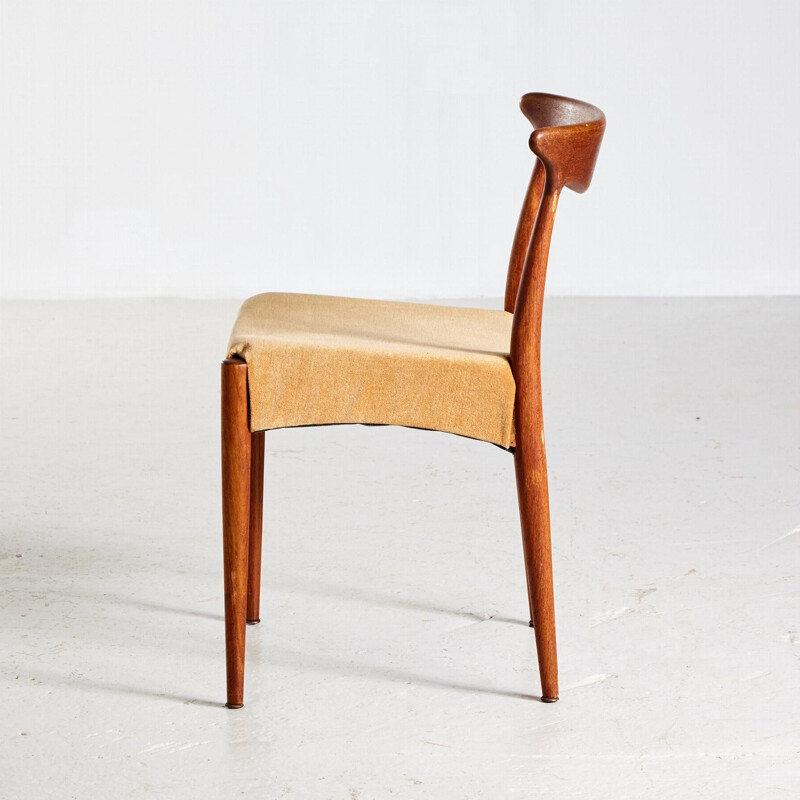 Set of 4 vintage Teak Dining Chairs by Arne Olsen Hovmand 1960s