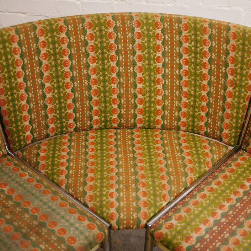Vintage Upholstered SofaBench by EKA Wohnmobel, German 1960s