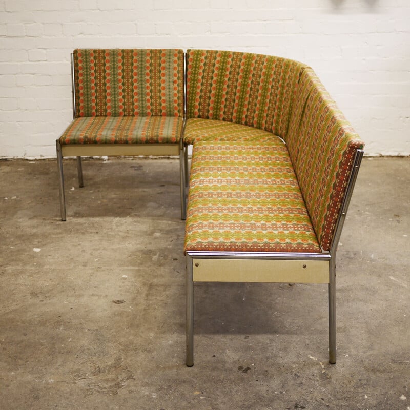 Vintage Upholstered SofaBench by EKA Wohnmobel, German 1960s